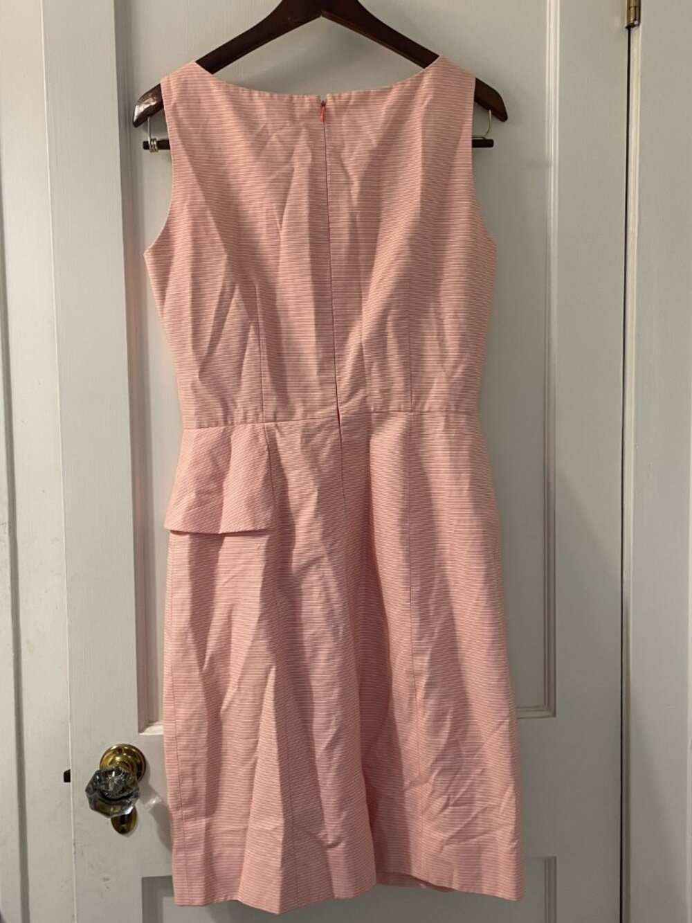 Antonio Melani Celina Dress Size 6 Peach Tank dress ruffle front - Picture 3 of 7